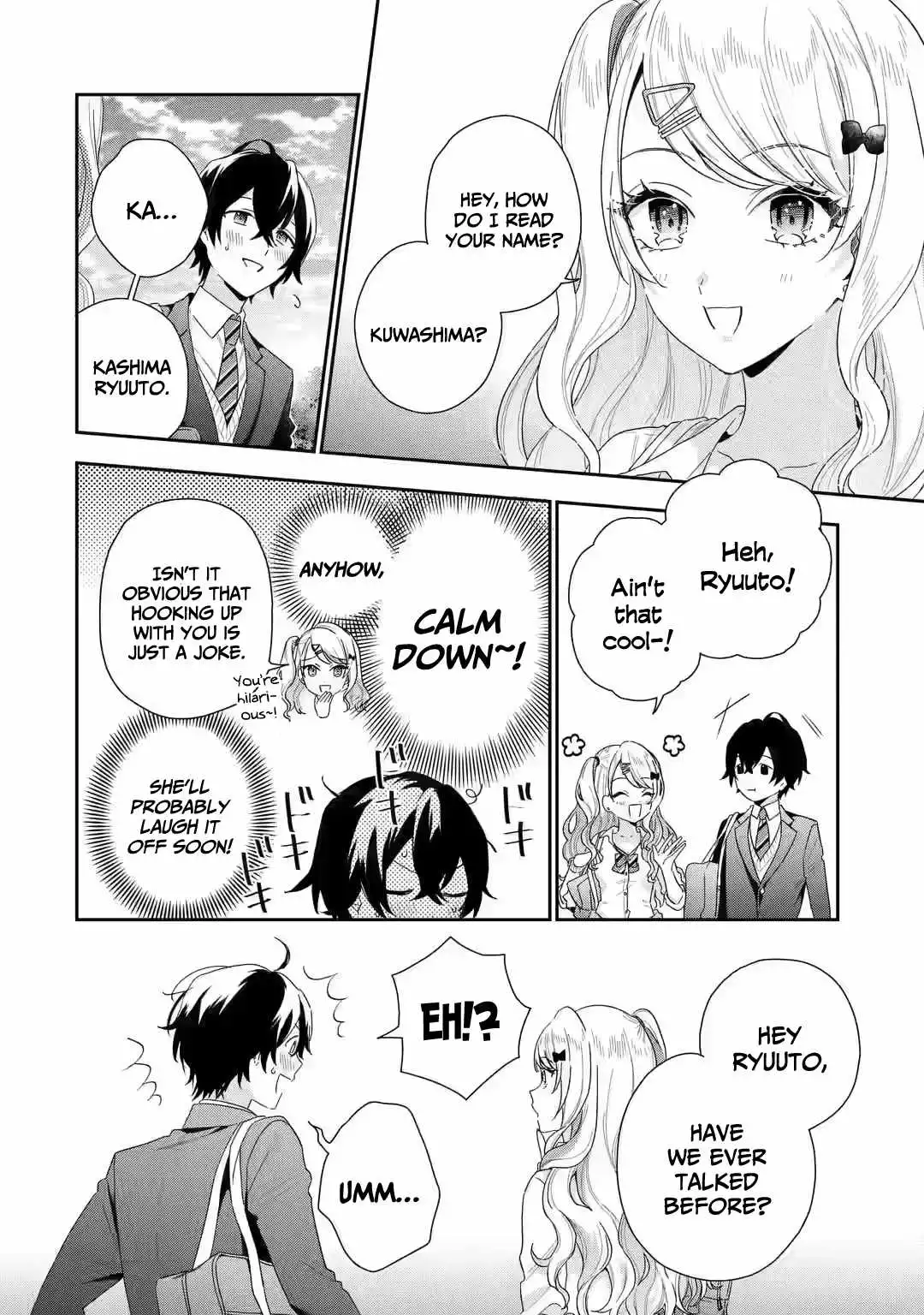 Keiken Zumi na Kimi to, Keiken Zero na Ore ga, Otsukiai Suru Hanashi Chapter 1.2