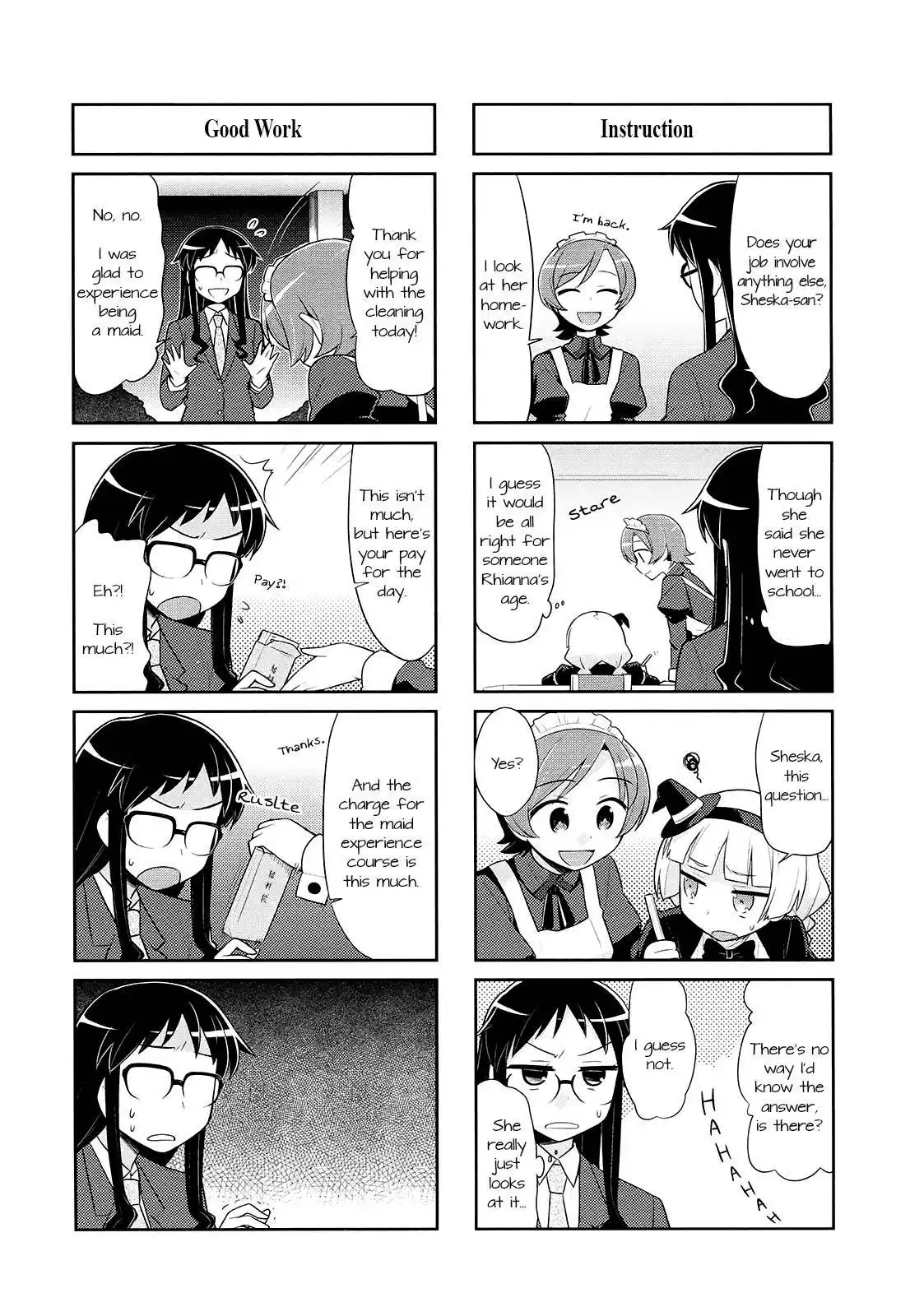 Majo to Houki to Kurobuchi Megane Chapter 15