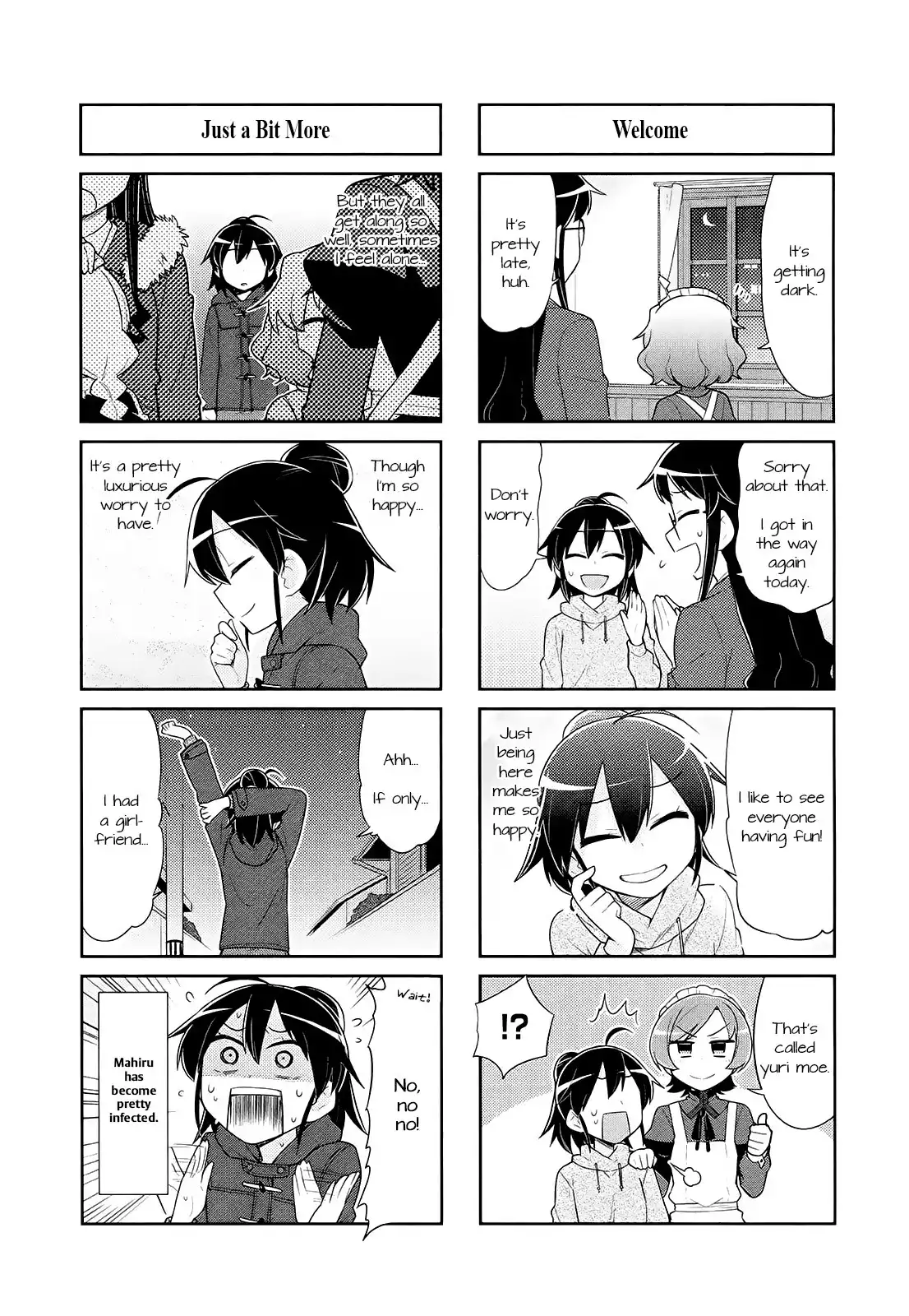 Majo to Houki to Kurobuchi Megane Chapter 33