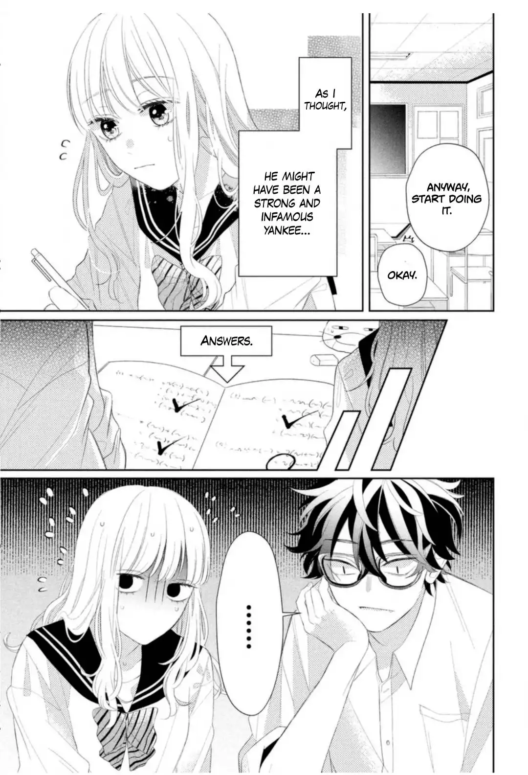 Megane, Tokidoki, Yankee-kun Chapter 4