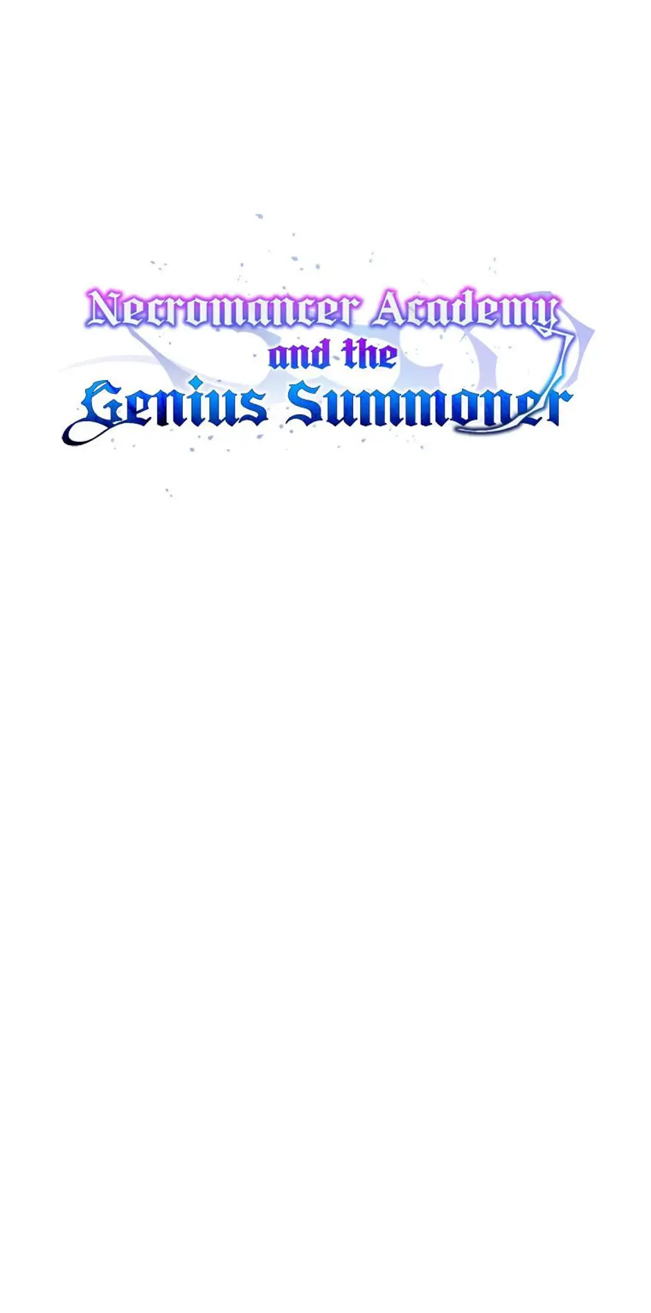 Necromancer Academy and the Genius Summoner Chapter 1