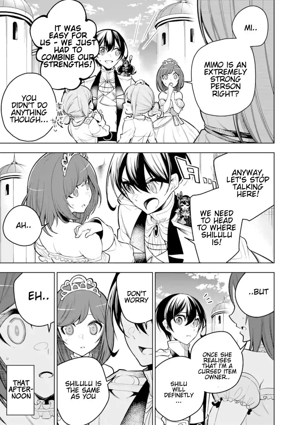 Sobiwaku Zero no Saikyou Kenshi Demo, Noroi no Soubi (kawaii) Nara 9999-ko Tsuke-hodai Chapter 38.1