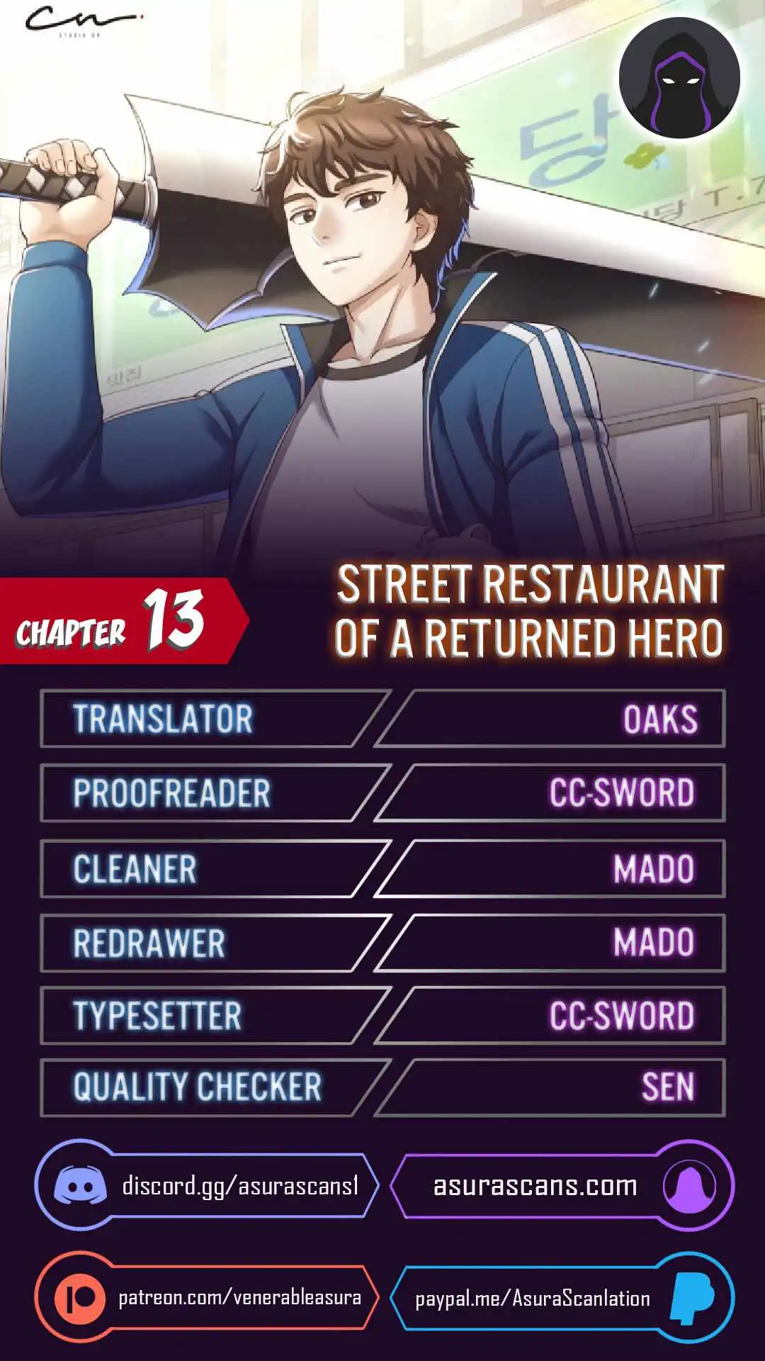 Street Restaurant of a Returned Hero Chapter 13