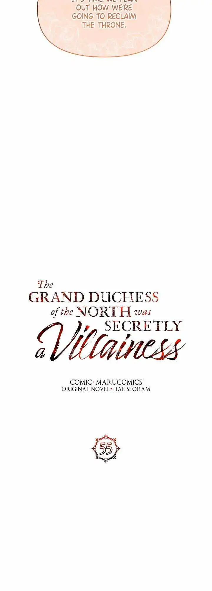 The Grand Duchess of the North Was Secretly a Villainess Chapter 55