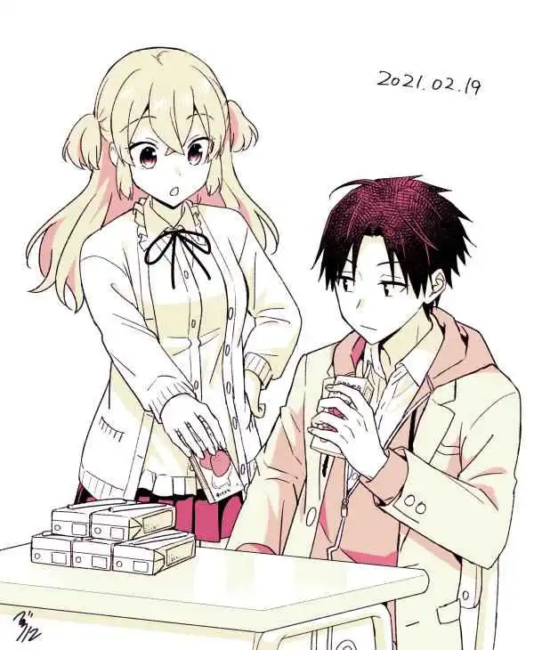 The Quiet Komori-san and the Loud Oobayashi-kun Chapter 28