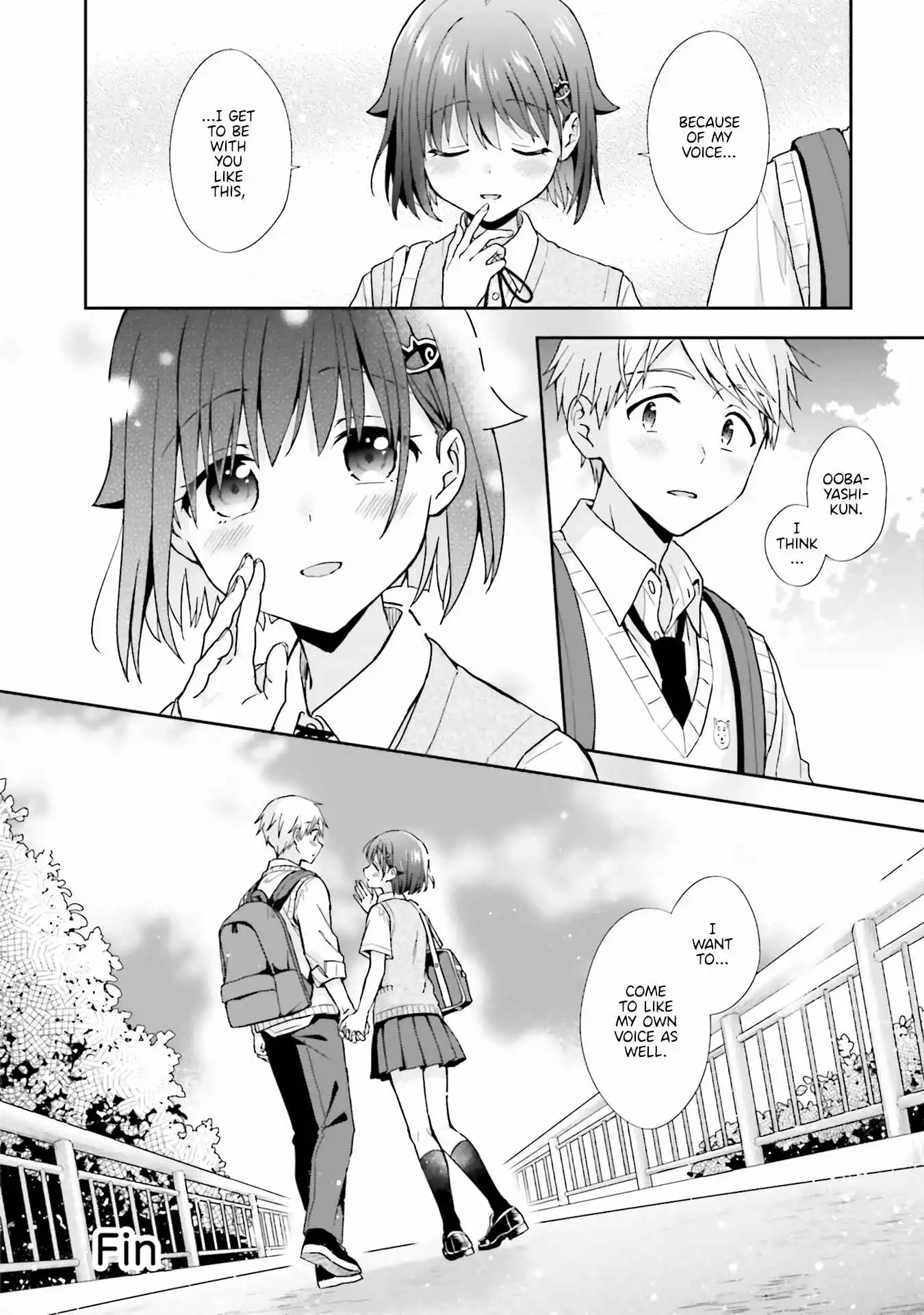 The Quiet Komori-san and the Loud Oobayashi-kun Chapter 45