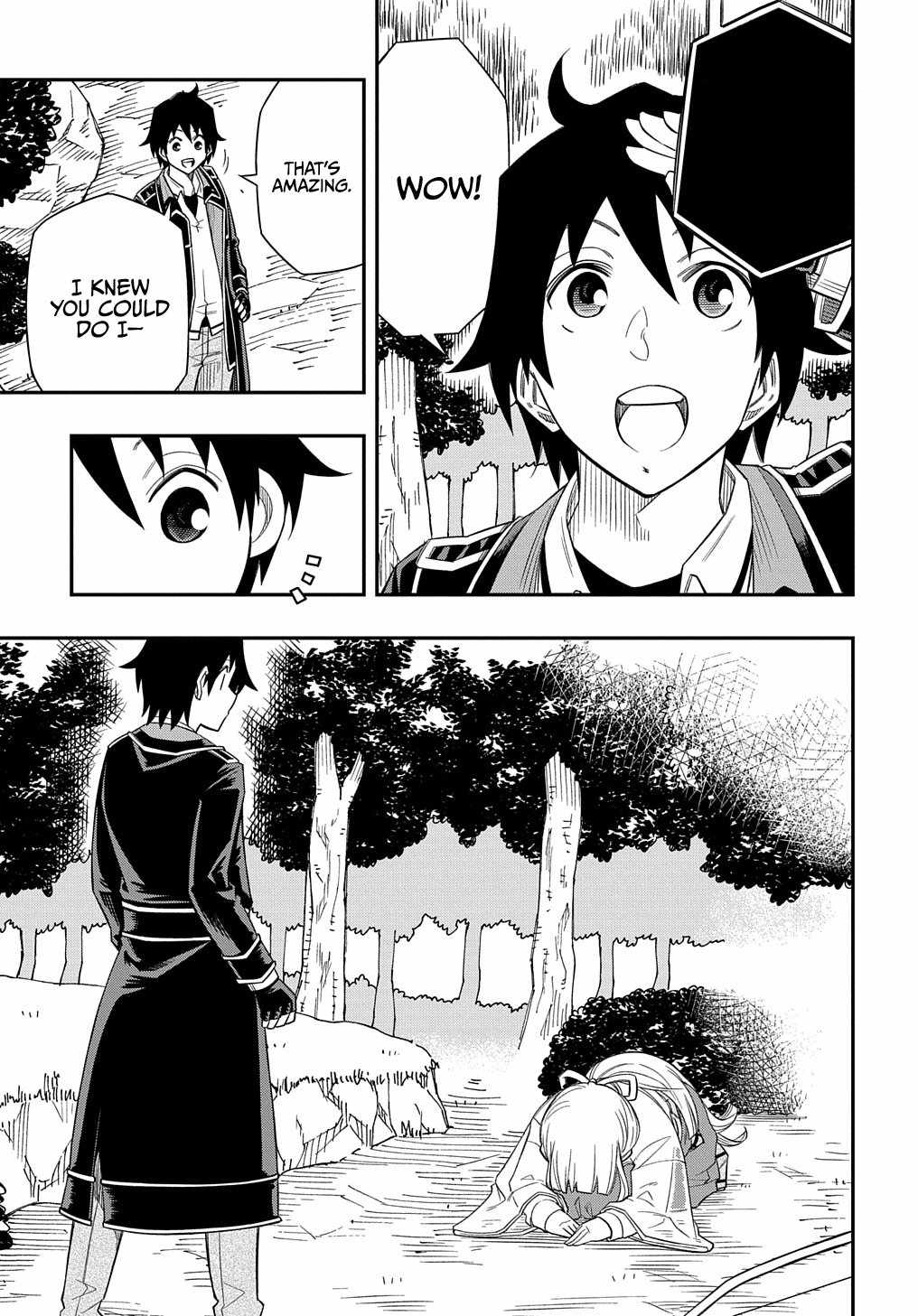 iyoubinbou, Jou wo Tateru - Kaitaku Gakuen no Rettousei na no ni, Joukyuu-shoku no Skill to Mahou ga Subete Tsukaemasu Chapter 12